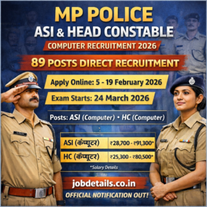 mp police computer asi hc jobs 2026